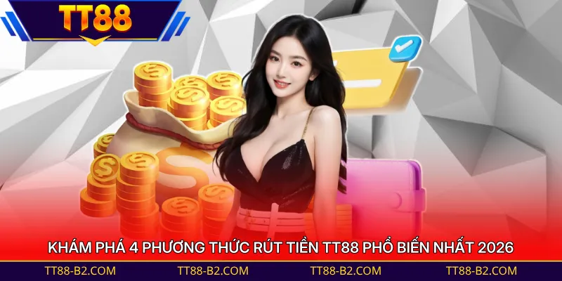 Khám phá 4 phương thức rút tiền TT88 phổ biến nhất 2026